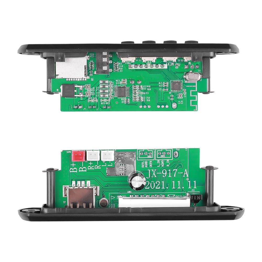Bluetooth 5.0 12V 18V MP3 WMA Decoder Board Car Audio USB TF FM Radio Module Wireless MP3 Player with Remote Control Car kit