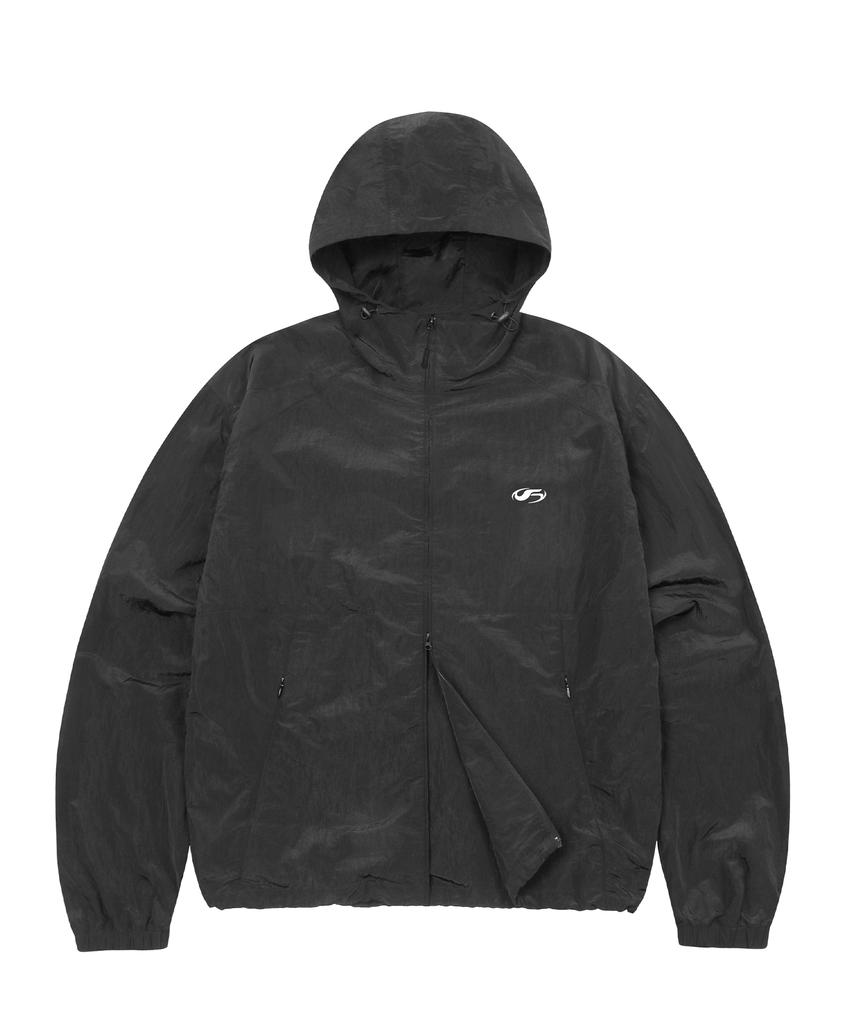 Filluminate Sheer Leisure Logo Windbreaker - Black