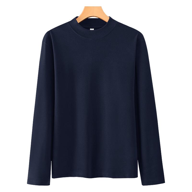 Reversible Thermal Long-Sleeve T-Shirt: Thick Solid Base Layer for Layering