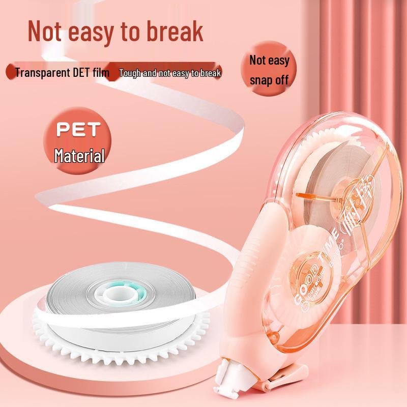 Durable & Stylish Correction Tape, Large Capacity, Seamless Design - Ideal for Junior High Students, Girls.