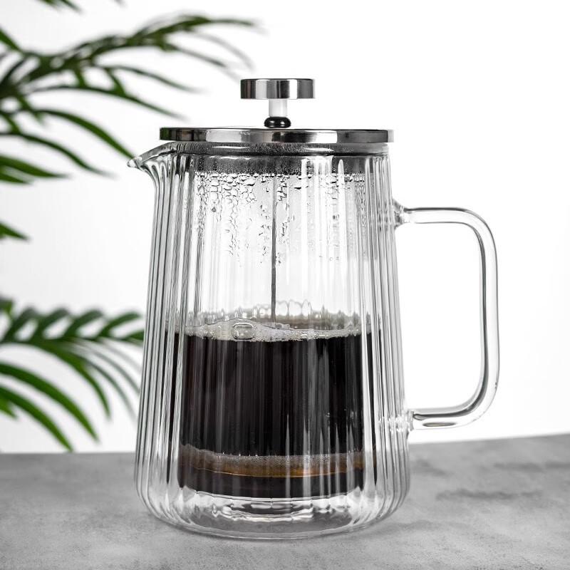 Ти Луна Двойное стекло Френч-пресс для кофе
