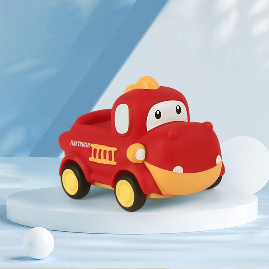 Toys Pull Back Vehicle Safety Push Inertial Truck Engineering with Wheels Baby Sturdy Early Learning Gifts