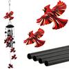 Outdoor Hanging Ornament Half Handicraft Metal Hanging Decoration Animal Wind Chimes Three Dimensional For Home Decoration