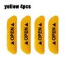 1/4PCS Car Door Reflective Sticker Safety Opening Warning Reflective Tape Car Accessories Interior Exterior Reflector