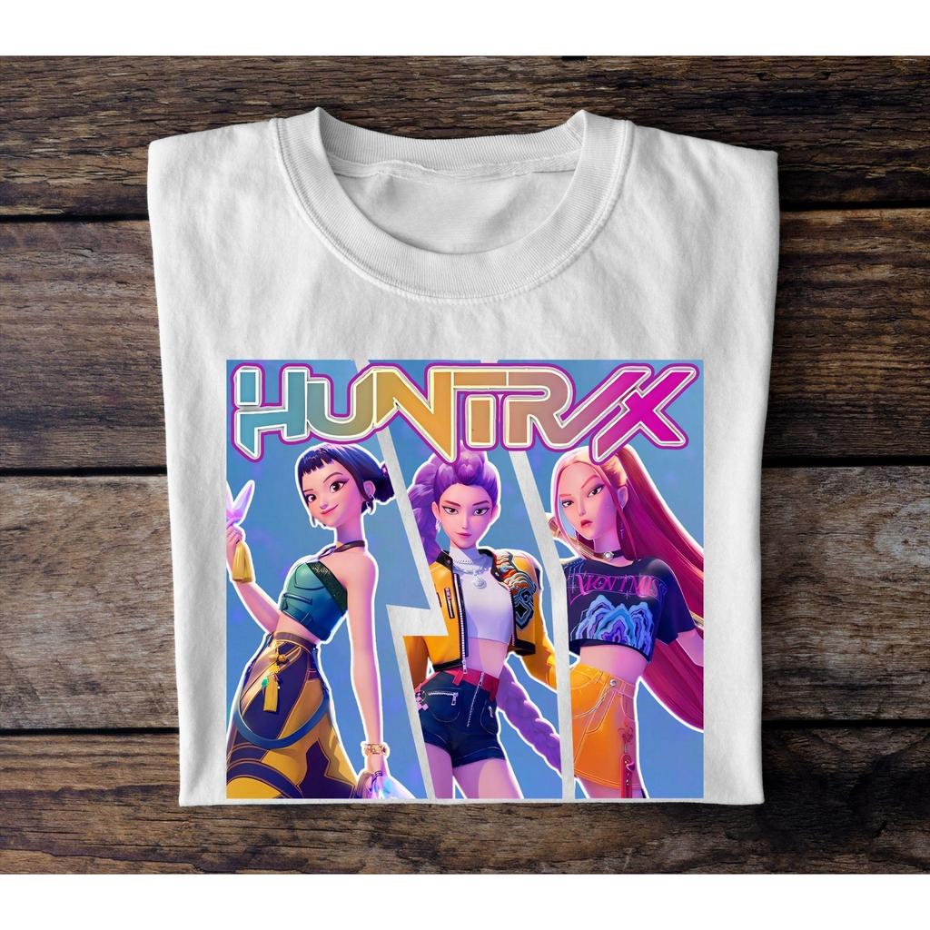 Kpop Demon Hunter Saja Boys T-shirt Harajuku O-neck Casual Anime T-Shirt Tops Unisex