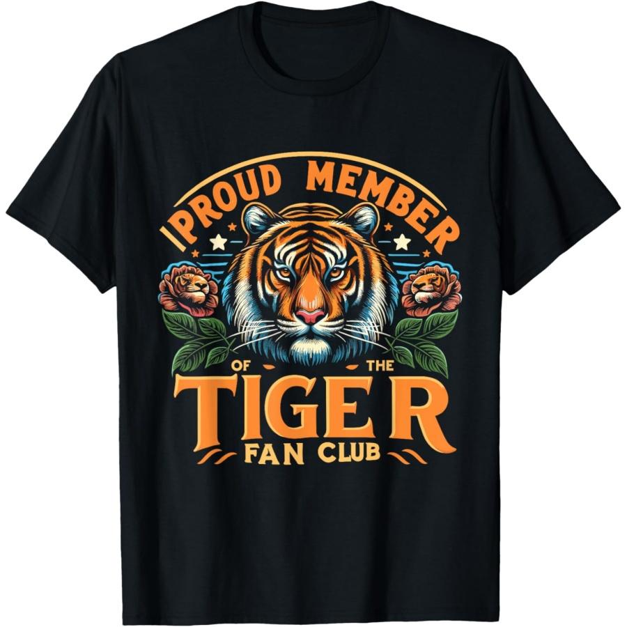 Wild Cat Tiger Wildlife Men Women Kids T-Shirt S