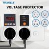 Automatic Voltage Protector Socket AC 220V 16A Adjustable Power Surge Protector Universal/US/EU/UK Plug Voltage Safe Protector