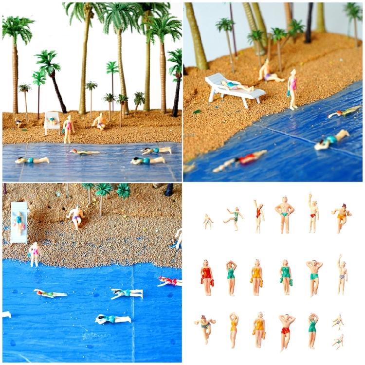 Miniature Different Poses Swimming People Model People Swimming Figures for Miniature World and Crafting