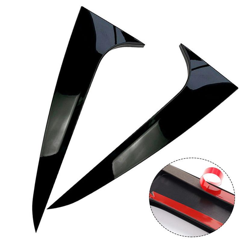 Gloss Black Car Rear Window Side Spoiler ABS Spoilers Canards Splitter Auto Accessories for BMW X1 E84 2009-2015
