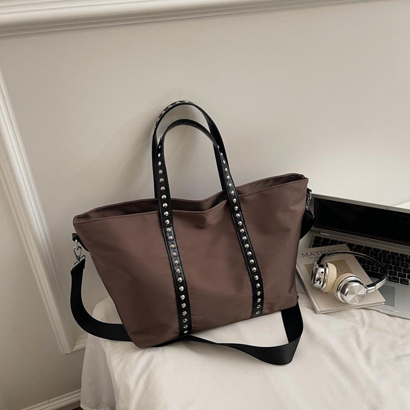 

Simple Commute Shoulder Bag Fashion Female Nylon Portable Handbags Large capacity Travel Laptop Tote lady Casual Messenger Bag 50cm))