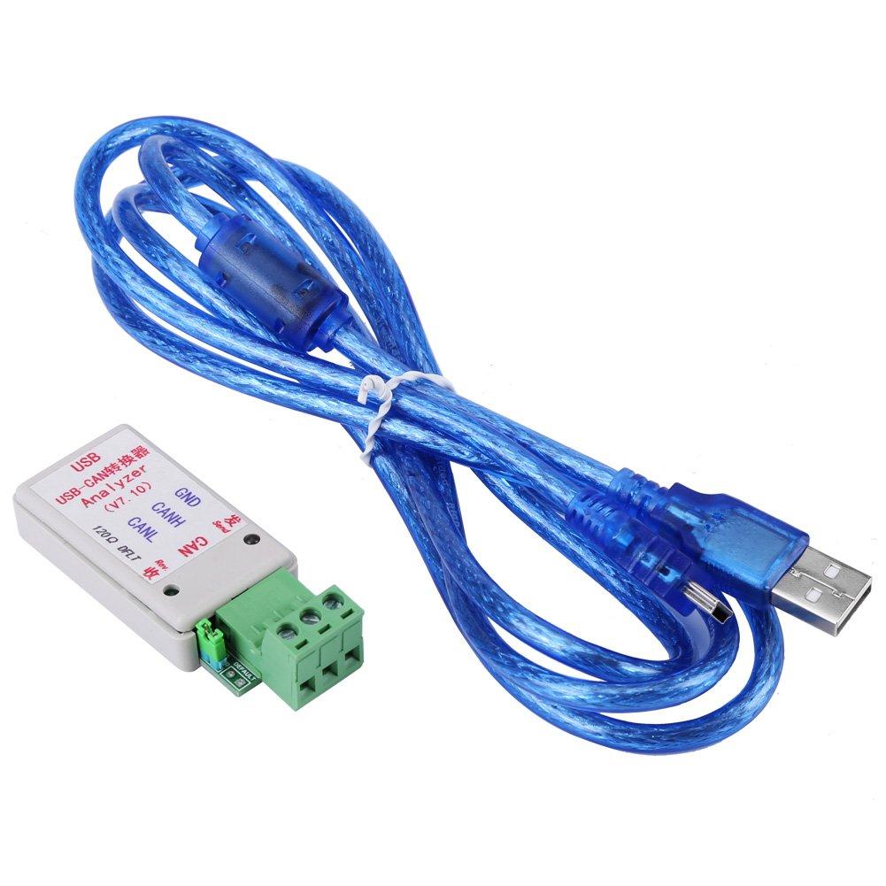 USB Conversion Intelligent Software XP 7 Automotive Diagnostic Data Development Communication Interface CAN-BUS Adapter, Interface, Support, 8,