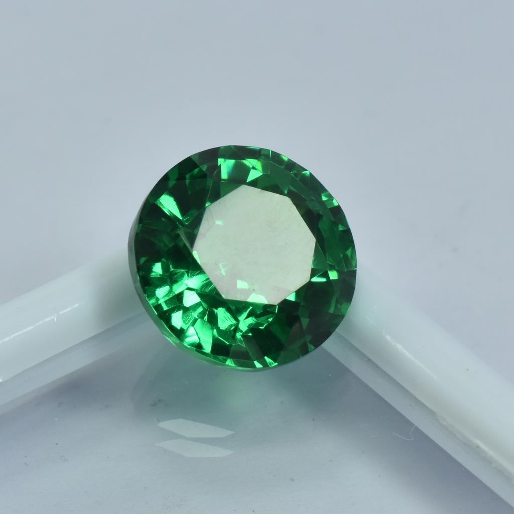 Amazing Round Cut 10.90 Ct   Loose Gemstones Genuine Garnet Green Color.
