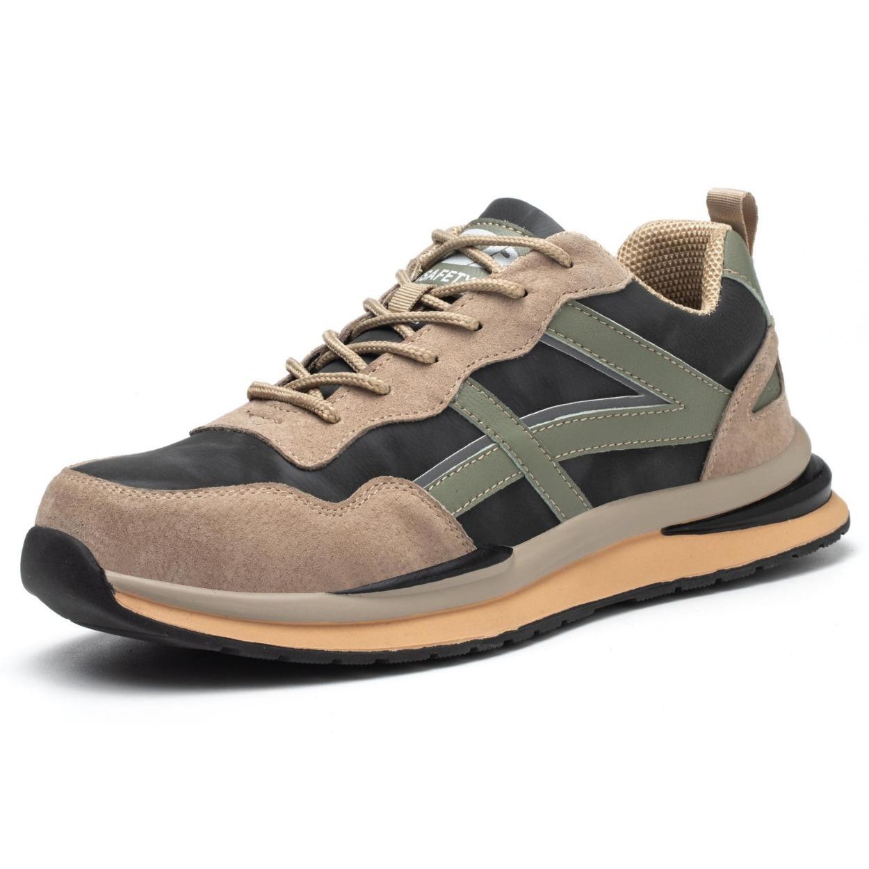 

Горячая Распродажа 2024 Легкие Рабочие Кроссовки Стальной Носок Износостойкие Антискользящие Кислотостойкие Защитные Ботинки Для Работы 44 коричневый