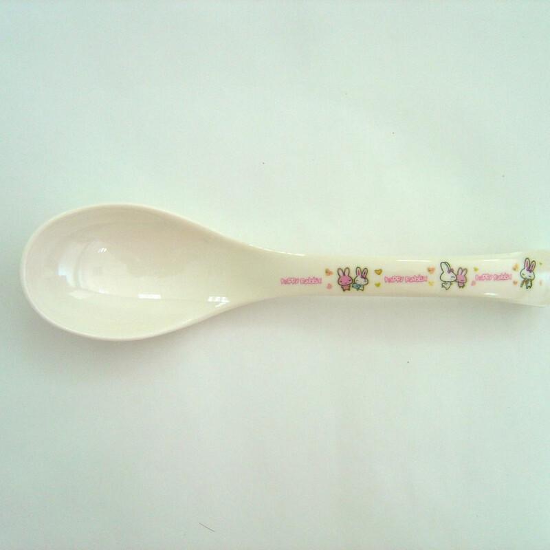 WUHE Melamine Kids Auspicious Rabbit Large Soup Spoon