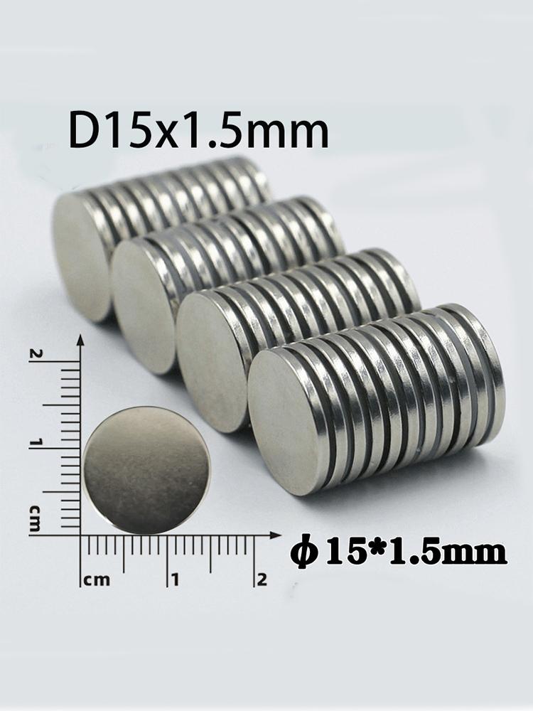 20/50/100 Stück 15x1,5 Runde Magnete 15mmx1,5mm Gute Runde Magnete 15x1,5mm 15*1,5