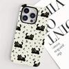 Cute Cat Pattern 2-in-1 Phone Case Suitable for iPhone 17 16 15 14 13 12 11 Pro/Max/Plus Anti Drop and Shockproof Back Cover