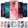 For Motorola Moto E7 4G Case MotoE7 Plus Marble Painted Soft Matte Silicone Back Cover For Moto E7 E7I Power Full Phone Shell