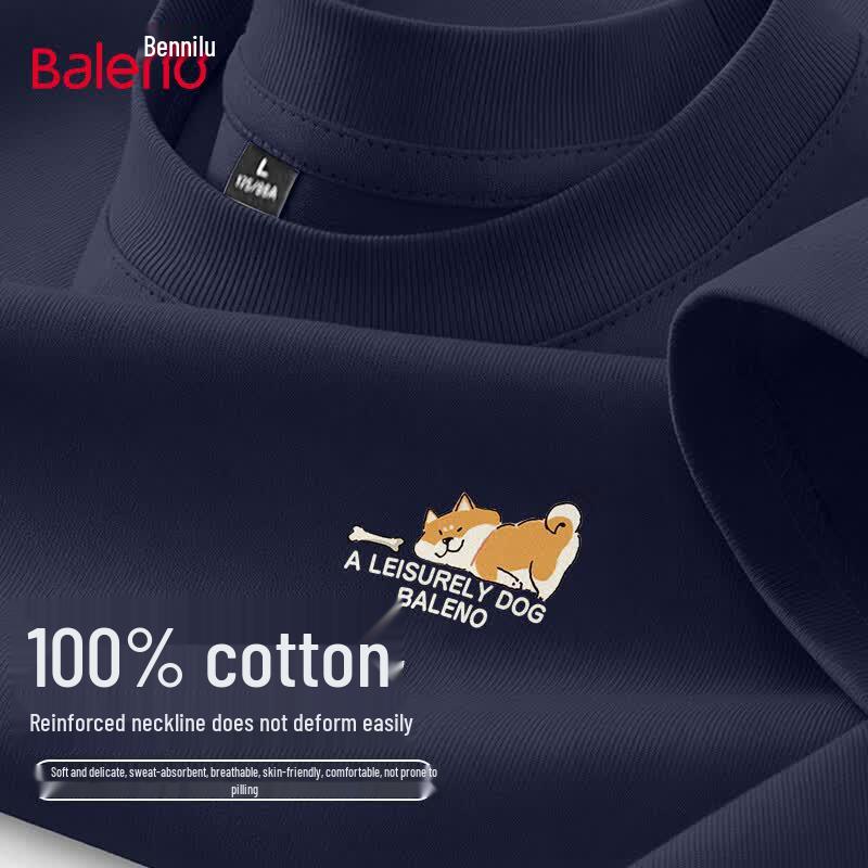 Baleno Men s Heavyweight Cotton JPB Puppy Graphic T-Shirt 5XL