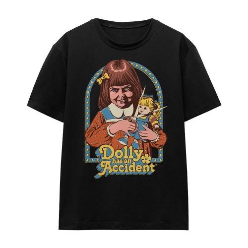 Steven Rhodes Womens/Ladies Dolly Has An Accident T-Shirt