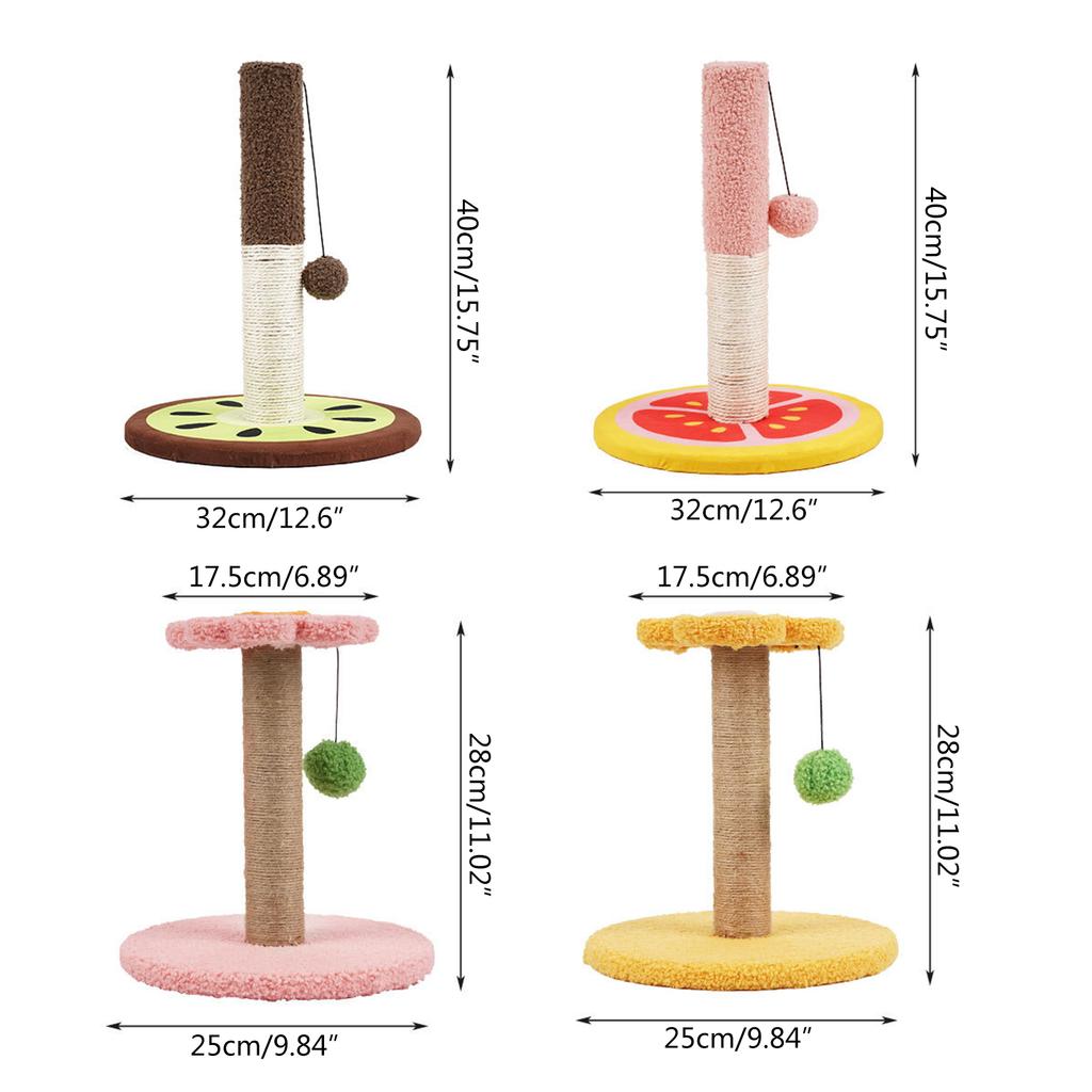 Cat Scratching Toy Kitten Sisal Rope Post Biting Interactive Pet Product Scratching Post Scratcher Pet Toy