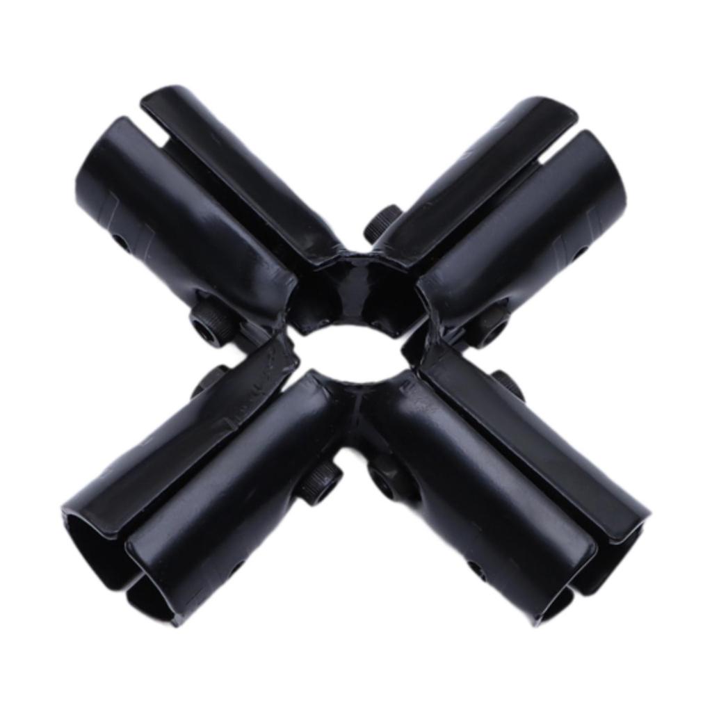 Pipe Connector Clamp Pipe Joint Component Black,Rust Resistant Sturdy Pipe