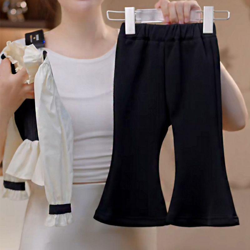 Girls' 2025 Autumn Fashion Two-Piece Set: Trendy Vest with Faux Two-Piece Pants, Perfect for Spring and Autumn.