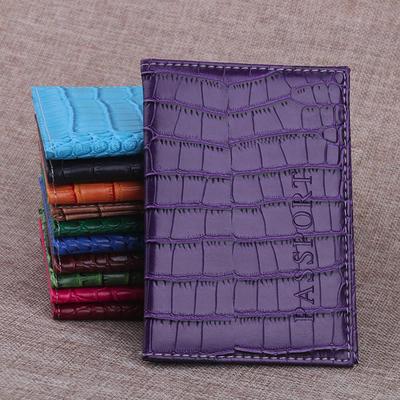 Passport Holder Protector Wallet Business Card Soft Cover Leather