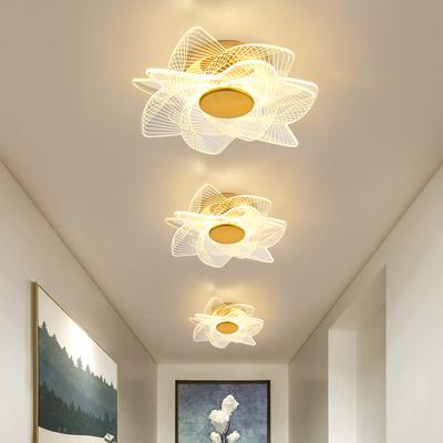 Moderní LED stropní svítidlo Akrylový světlovodný panel Stínidlo Pro Ložnici Jídelnu Obývací pokoj Schodiště Chodbu Umělecká Dekorace Lustry