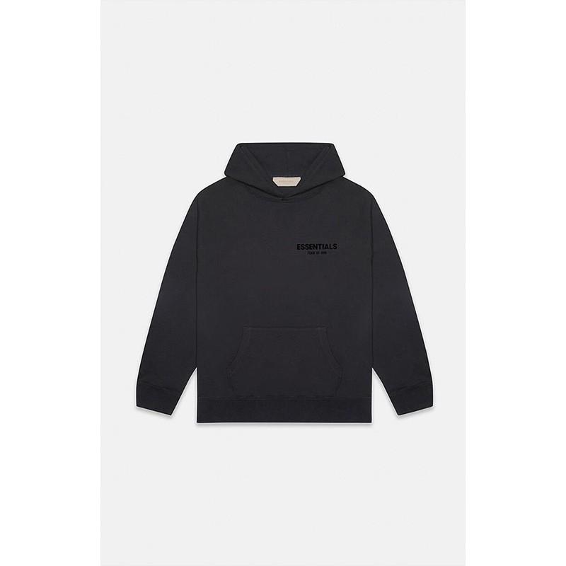 FOG ESSENTIALS Flocked Pullover Hoodie Mens Casual Sweatshirt Youth Streetwear