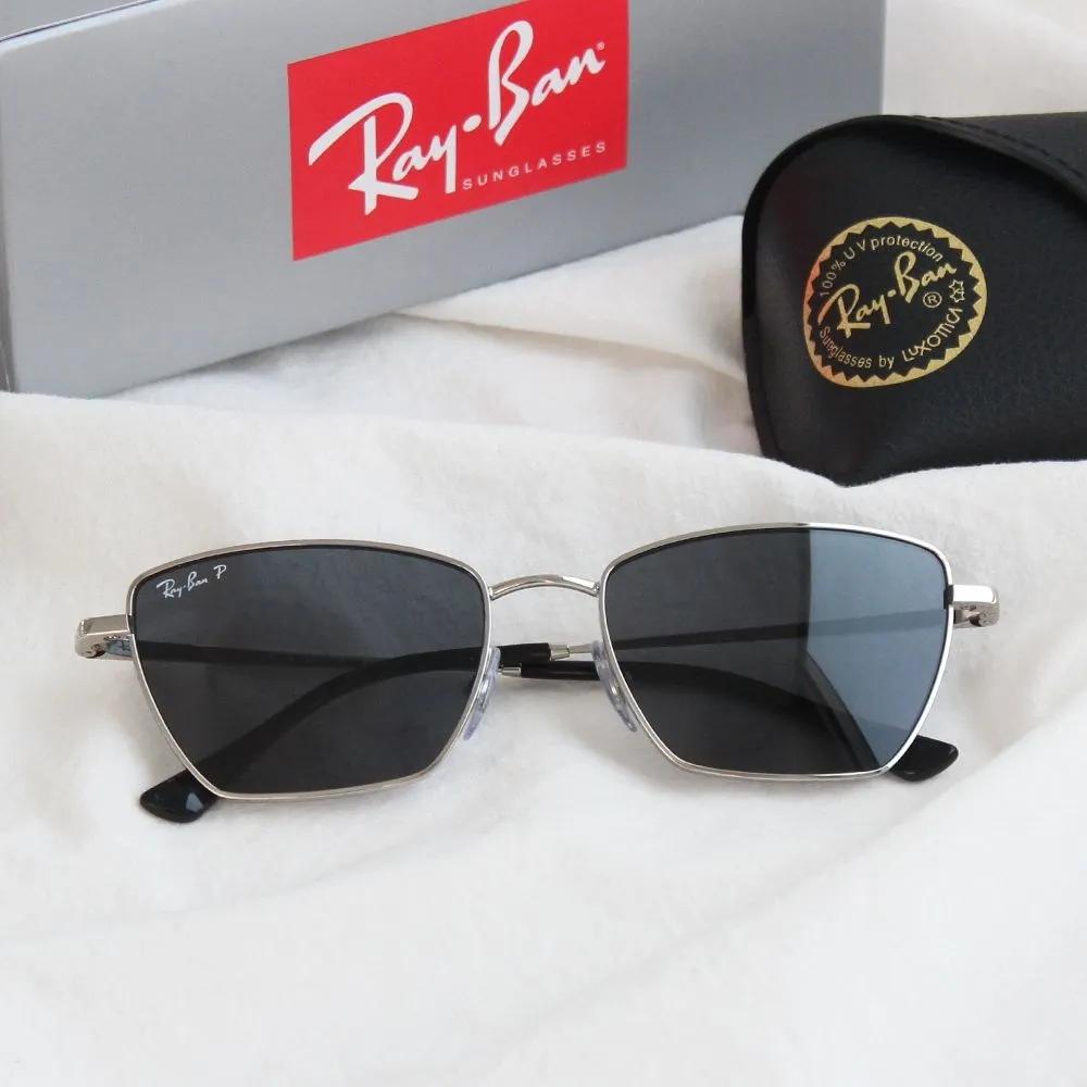RB3783 003/81 Silver-Dark Gray Ray-Ban Polarized Sunglasses