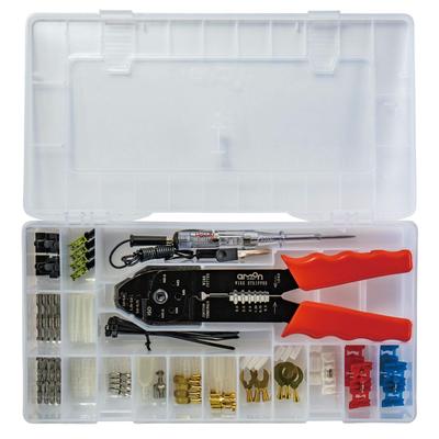 Amon Terminal & Tool Set (with Voltage Tester): A Comprehensive Set Including Electrical Pliers and All the Necessary Items for Wiring Work. (3363)
