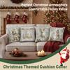 Soft Santa Christmas Pillow Cover For Festival Home Decoration And Holiday Couch Bedroom Accessories