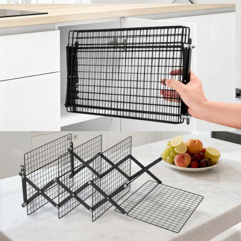 Collapsible Baking Cooling Rack Even Cooling Large Capacity Non-Stick Stand for Cakes Muffins Party Baking Use