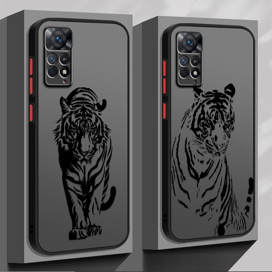 Cool Tiger Art Funda Back Phone Cover Case for Xiaomi Redmi Note 15 Pro 12 13C 9S A4 14 14C 11 10 13
