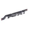 Adesivo per accessori auto, stile metallo 3D cromato nero, auto, bagagliaio, corsa, sport, parola, lettera, logo, emblema, distintivo, decalcomania, adesivo