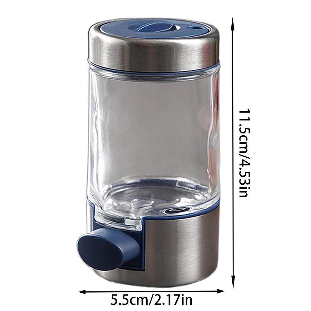 

0,5 г Дозирующая солонка Нажимной дозатор соли Емкость для соли Бутылка для сахара Специи Перец Солонка Спецовница Банка Специи Контейнер Бутылка для приправ синий