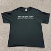 Y2K Delta Shirt Mens XL Black Does The Word Duh Mean Anything Funny Tee T-Shirt Unisex T-Shirt