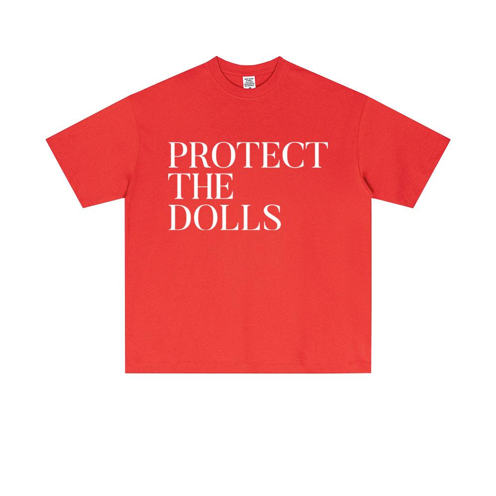 

Pedro Pascal Protect The Dolls Same Style Print T Shirts Summer Men Women Fashion Oversized Tshirt Casual Cotton Vintage Tshirt S