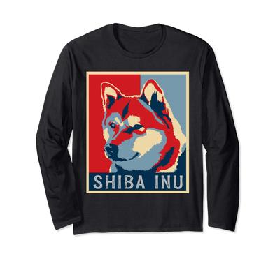 Niedliches Shiba Inu Hund Geschenk für Frauen Kawaii Shiba Inu Langarm T-Shirt