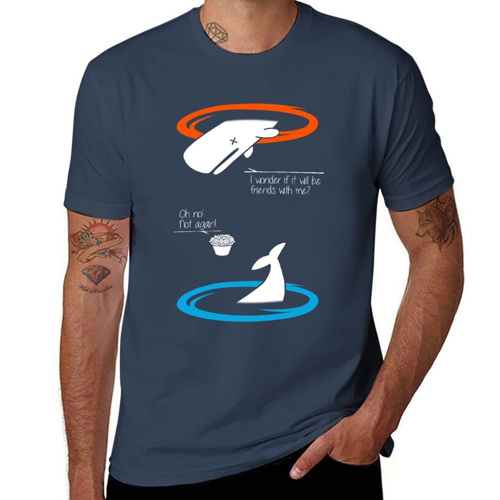 Portals guide TShirt Plus Size NonShrink TShirt S