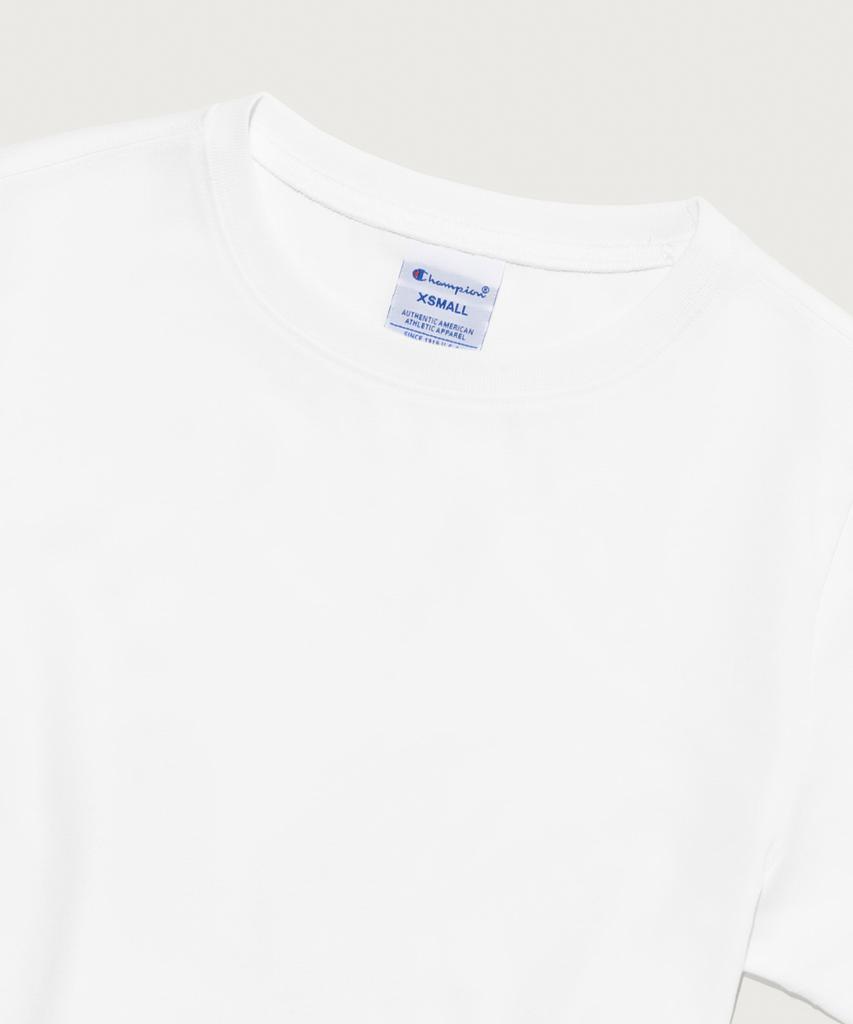 CHAMPION Women'S C-Logo Slim Fit Short Sleeve T-Shirt White