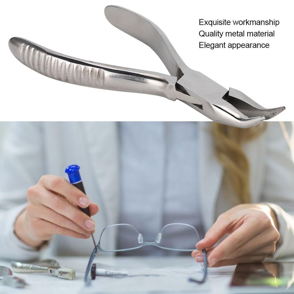 Alloy Material Adjusting Pliers Anti-Slip Handle Repair Tools Nose Pad Pliers Eyeglass Maintenance