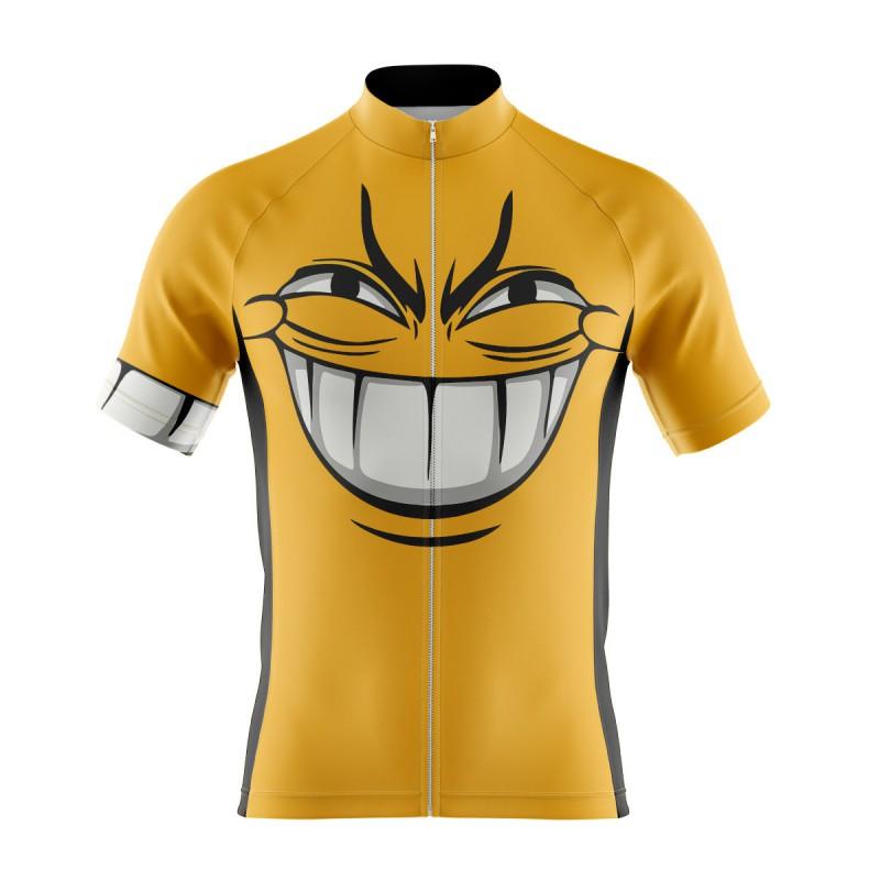 1 Maglia da Ciclismo Cartone Animato Traspirante Asciugatura Rapida Performance Maglia da Bici Uomo Squadra Corsa su Strada