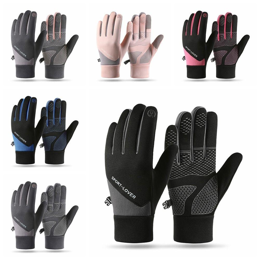 Winter Cycling Gloves Thermal Fleece Warm Outdoor Mittens  Sports