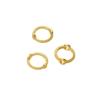Alloy Color Bead Ring Connector 6-10mm Bead Circle Fashion Beads Frame Ring