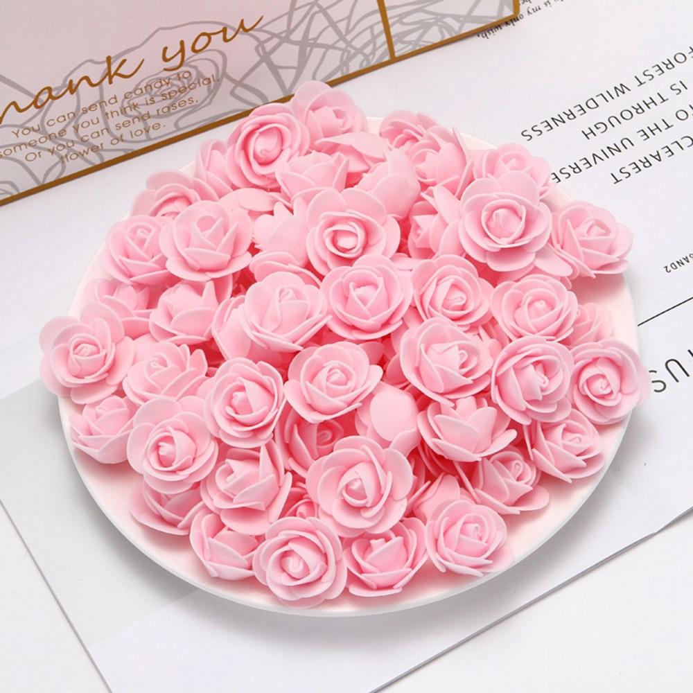 100PC PE Foam Artificial Flowers Home Vase Table Wedding Accessories DIY Gift Scrapbook Bubble Bear Holiday Party Garland Decor Cheap