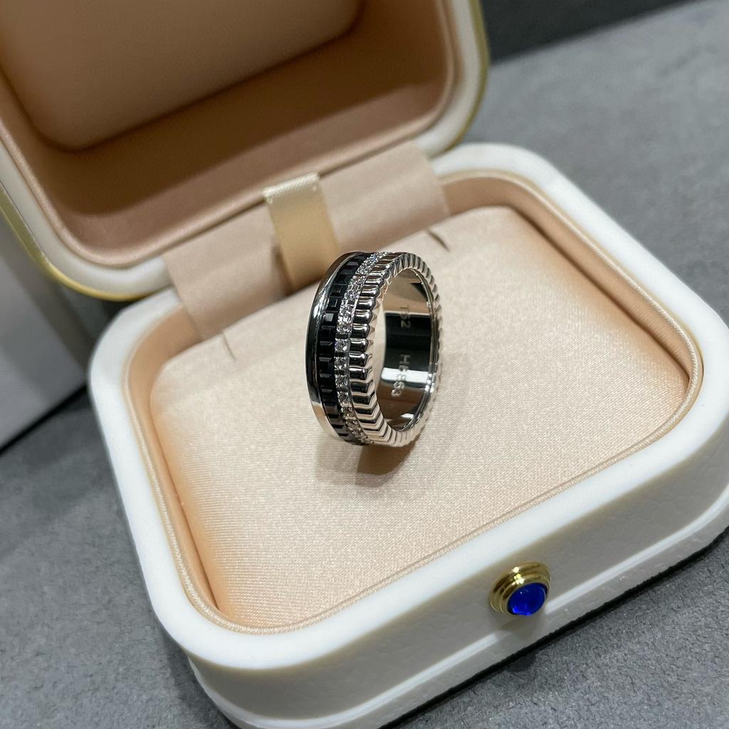 Hot Brand Vintage Women's Rings Diamond Luxury Jewelry for Women Designer Pure Rings 925 Sterling Silver Lovers Weeding Rings