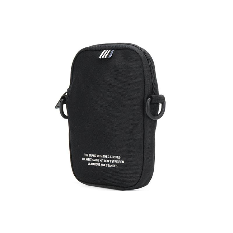 Adidas Originals Polyester Cell Phone Pouch Shoulder Bag Crossbody Bag Mini Unisex Black Adidas EI7411
