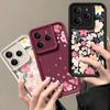 Colorful Flowers Print Soft Case For Xiaomi 13T 14T 11T Pro Shockproof TPU Silicone Phone Cover Coque For Xiaomi Mi 14T 13T 11T