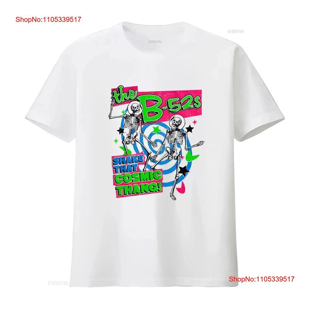 B52s Shake that Cosmic Thang Herren T-Shirt Astronauten Skelette Band 70er Rock vintage Gewaschen Sli